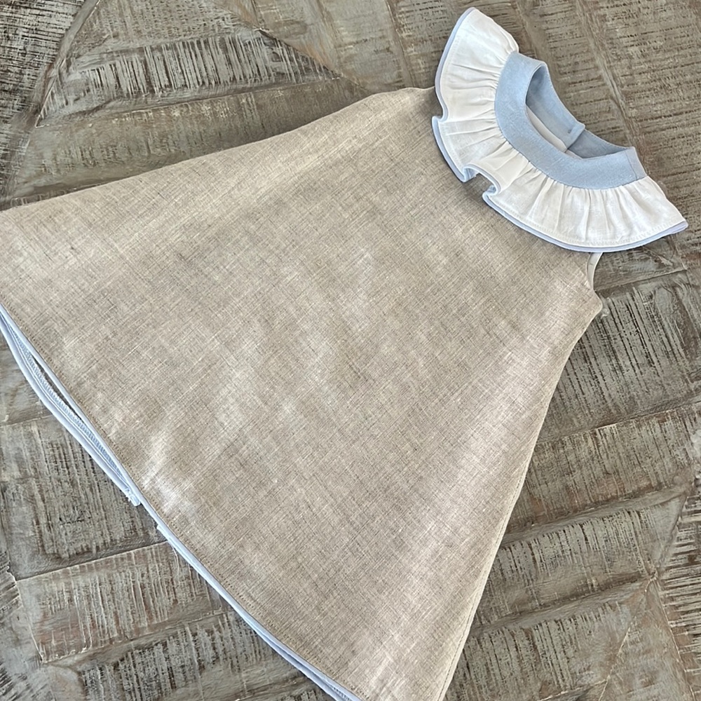 Jack & Teddy Linen Dress. Size 2